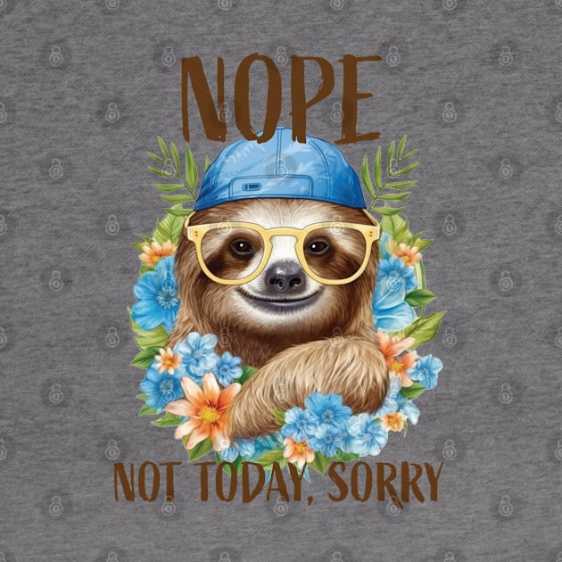 Summer Sloth: Not Today, Sorry by Mister Graffiti